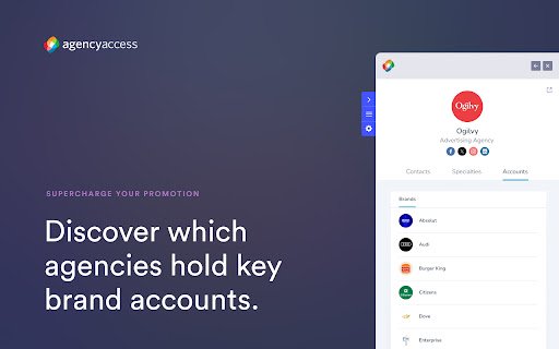 Agency Access Browser Plugin  from Chrome web store to be run with OffiDocs Chromium online