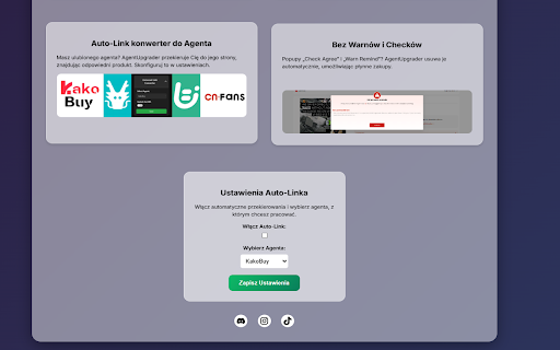 AgentUpgrader  from Chrome web store to be run with OffiDocs Chromium online