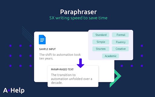 AHelp: AI Writing, Homework and Research  from Chrome web store to be run with OffiDocs Chromium online