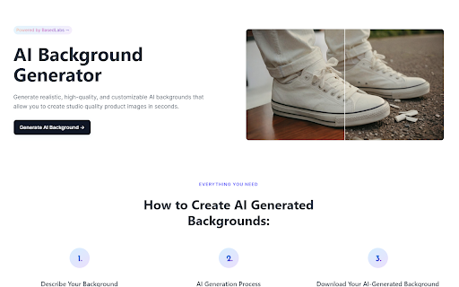 AI Background Generator  from Chrome web store to be run with OffiDocs Chromium online