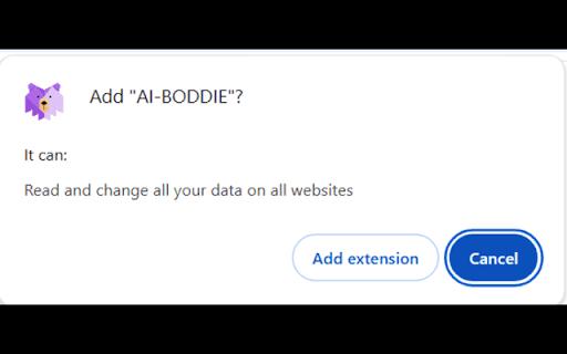 AI BODDIE  from Chrome web store to be run with OffiDocs Chromium online