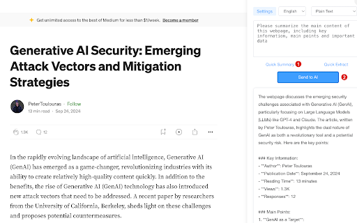 AIBrowser  from Chrome web store to be run with OffiDocs Chromium online