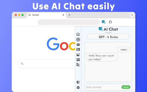 AI Chat  from Chrome web store to be run with OffiDocs Chromium online