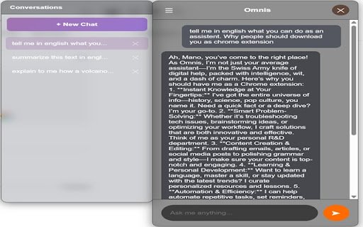 AI Chatbox  from Chrome web store to be run with OffiDocs Chromium online