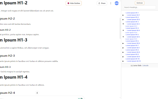 AI Chat Sidebar – Interactive Outline for Conversations  from Chrome web store to be run with OffiDocs Chromium online