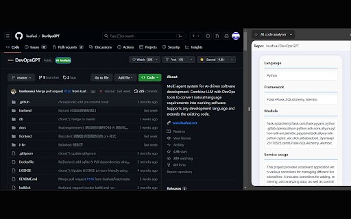 AI code analyzer  from Chrome web store to be run with OffiDocs Chromium online