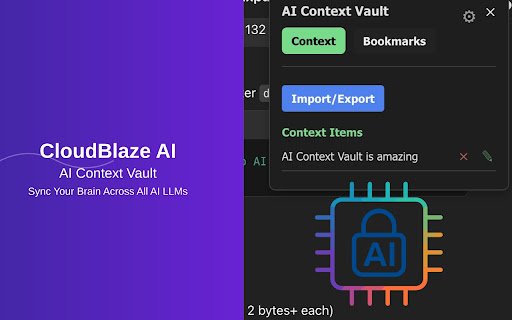 AI Context Vault  from Chrome web store to be run with OffiDocs Chromium online