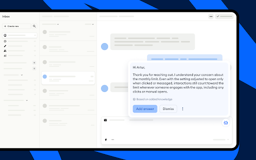 AI Copilot for Customer Support  from Chrome web store to be run with OffiDocs Chromium online