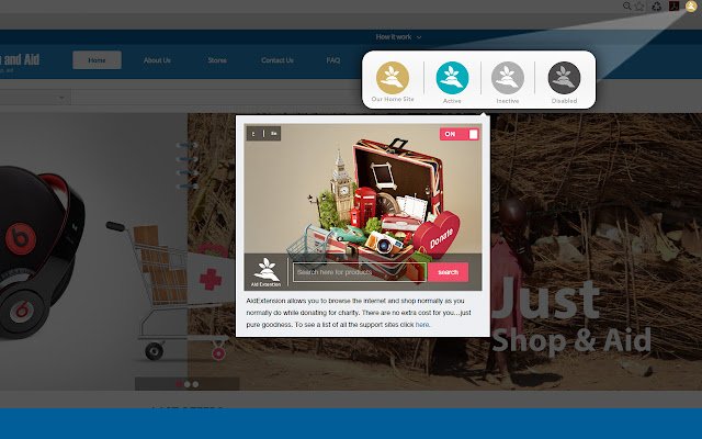 AidExtension  from Chrome web store to be run with OffiDocs Chromium online