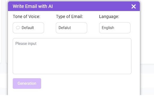 AI Email Writer Aimailhub  from Chrome web store to be run with OffiDocs Chromium online