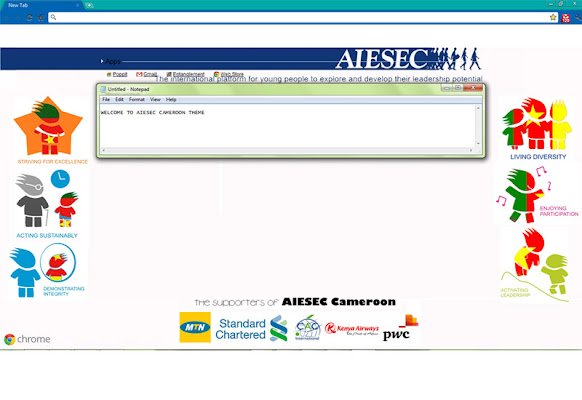 AIESEC Cameroon daripada kedai web Chrome untuk dijalankan dengan OffiDocs Chromium dalam talian