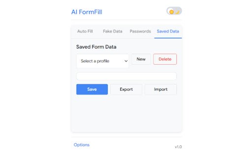 AI FormFill  from Chrome web store to be run with OffiDocs Chromium online