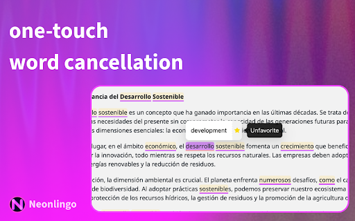 AI Language Learning, Translation, Word Marking NeonLingo from Chrome web store to be run with OffiDocs Chromium online AI Language Learning, Translation, Word Marking NeonLingo from Chrome web store to be run with OffiDocs Chromium online