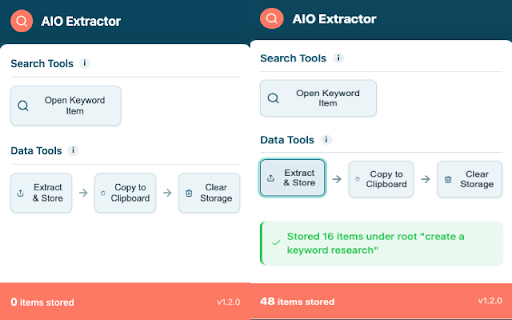 AIO Extractor  from Chrome web store to be run with OffiDocs Chromium online