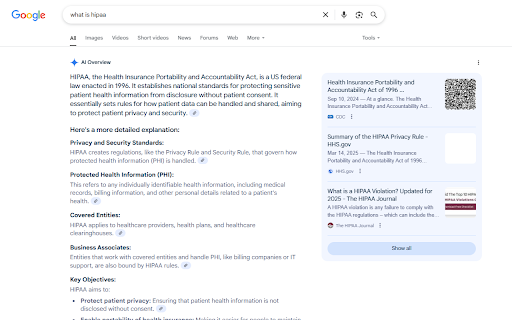 AI Overview Blocker  from Chrome web store to be run with OffiDocs Chromium online
