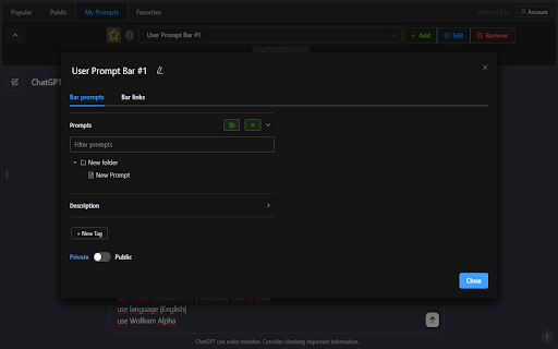 AI Prompt Lab  from Chrome web store to be run with OffiDocs Chromium online
