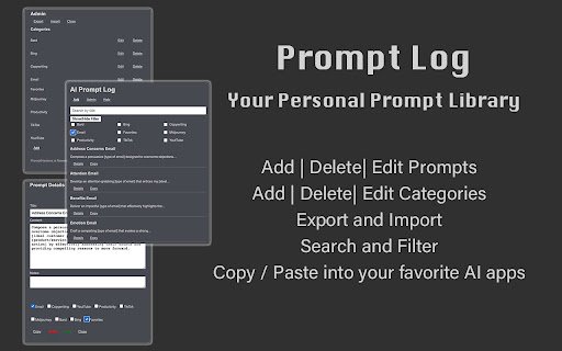 AI Prompt Log  from Chrome web store to be run with OffiDocs Chromium online
