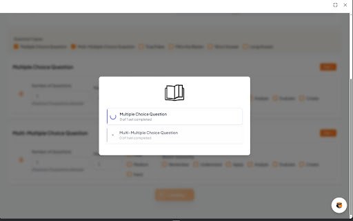 AI Question Generator  from Chrome web store to be run with OffiDocs Chromium online