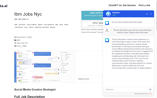 Airchat  from Chrome web store to be run with OffiDocs Chromium online