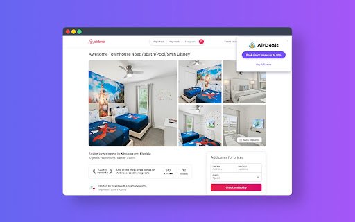 AirDeals: Easy Airbnb hack to save hundreds  from Chrome web store to be run with OffiDocs Chromium online