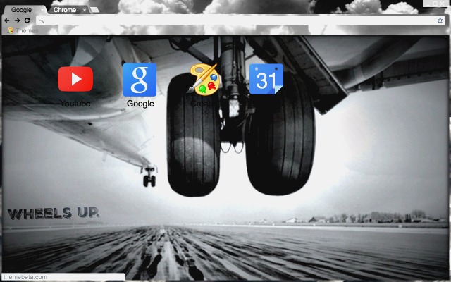 Tema Peramban Chrome Airplane Wheels UP dari toko web Chrome untuk dijalankan dengan OffiDocs Chromium online