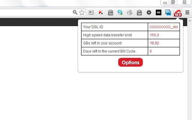 Airtel Data Usage Info dal Chrome Web Store da eseguire con OffiDocs Chromium online