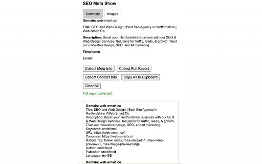 Ai SEO Meta Show  from Chrome web store to be run with OffiDocs Chromium online