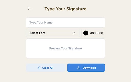 AI Signature Generator SignMaker  from Chrome web store to be run with OffiDocs Chromium online
