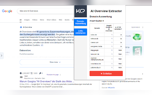 AI Source Extractor  from Chrome web store to be run with OffiDocs Chromium online
