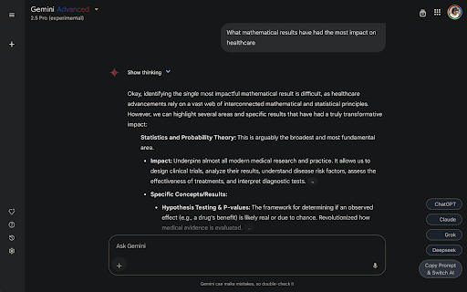 AI Switcher  from Chrome web store to be run with OffiDocs Chromium online