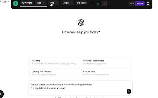 Chrome 网上应用店中的 AI Toolbar Reclaim Your Time Now 可与 OffiDocs Chromium 在线运行
