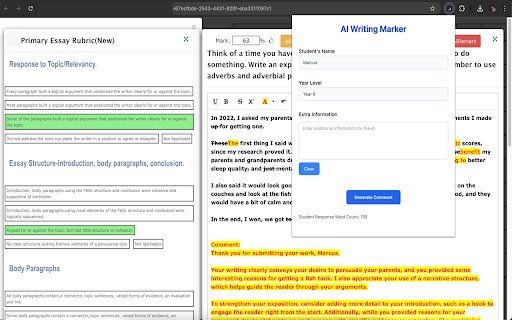 AI Writing Marker  from Chrome web store to be run with OffiDocs Chromium online