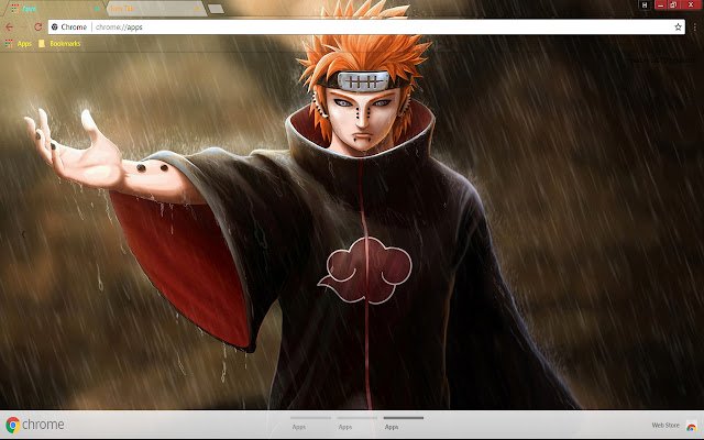 Akatsuki Anime Naruto Pain ze sklepu internetowego Chrome można uruchomić z OffiDocs Chromium online