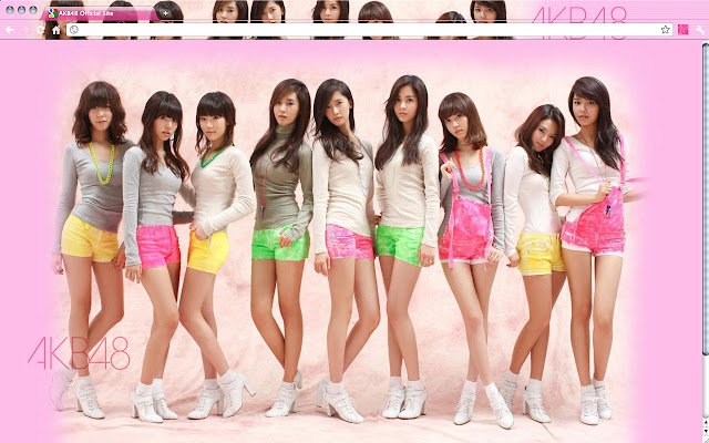 AKB48 Theme mula sa Chrome web store na tatakbo sa OffiDocs Chromium online