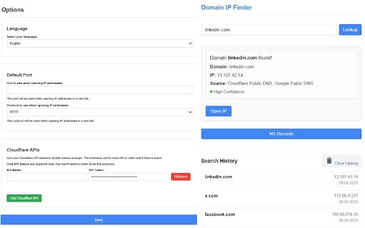 Alan Adı IP Bulucu  from Chrome web store to be run with OffiDocs Chromium online