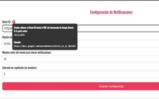 Alerta de Atenciones Médicas  from Chrome web store to be run with OffiDocs Chromium online