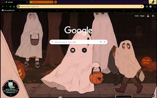 Ales Halloween Browser Theme  from Chrome web store to be run with OffiDocs Chromium online