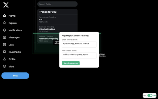 AlgoMagic from Chrome web store to be run with OffiDocs Chromium online AlgoMagic from Chrome web store to be run with OffiDocs Chromium online
