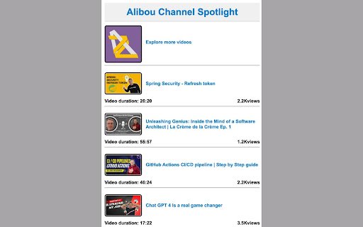 Alibou spotlight  from Chrome web store to be run with OffiDocs Chromium online