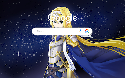 Alice Sword Art Online Alicization Anime Theme  from Chrome web store to be run with OffiDocs Chromium online