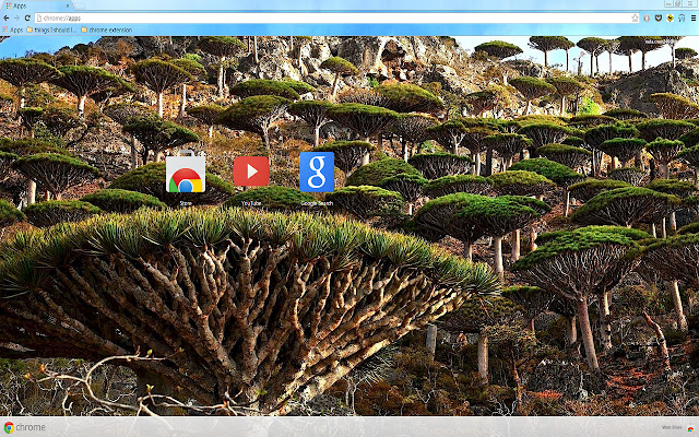 Alien Landscape uit de Chrome-webwinkel wordt uitgevoerd met OffiDocs Chromium online