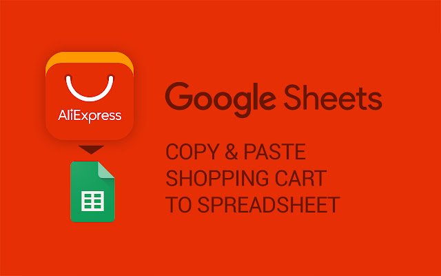 Aliexpress Cart 2 Excel  from Chrome web store to be run with OffiDocs Chromium online