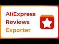 Exporter ng Mga Review ng AliExpress | Mga CSV Images mula sa Chrome web store na tatakbo sa OffiDocs Chromium online