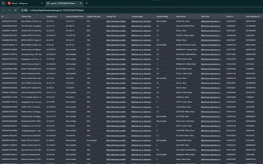 AliExpress Scraper: Export Search, Products, Sellers  more  from Chrome web store to be run with OffiDocs Chromium online