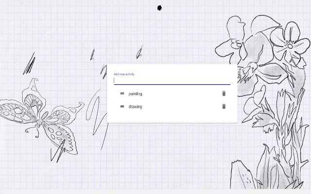 A list chrome extension!  from Chrome web store to be run with OffiDocs Chromium online
