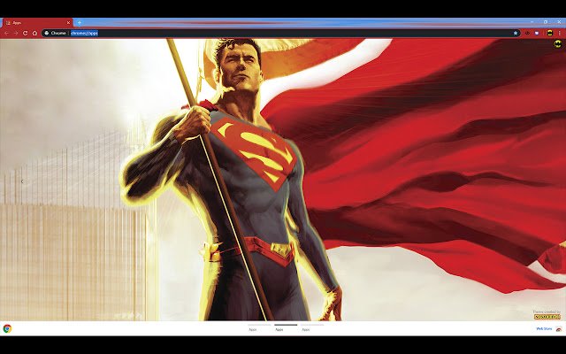 All American Superman ze sklepu internetowego Chrome do uruchomienia z OffiDocs Chromium online