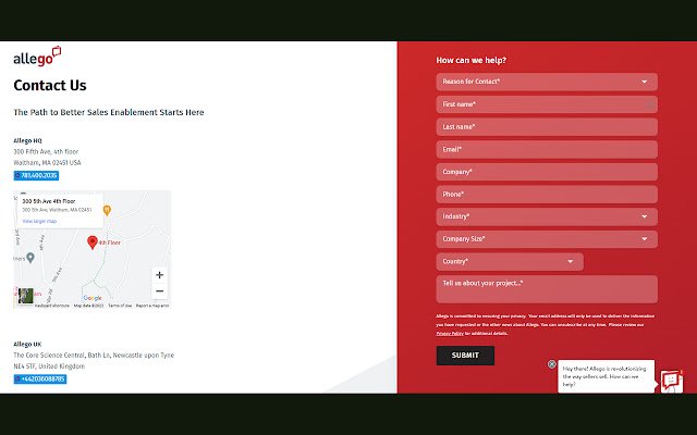 Allego | Click2Dial  from Chrome web store to be run with OffiDocs Chromium online
