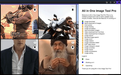 All In One Image Tool Pro  from Chrome web store to be run with OffiDocs Chromium online