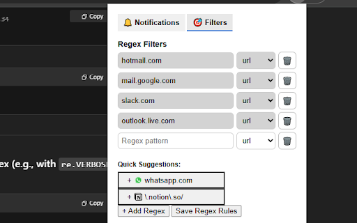 All in One Message Notifications  from Chrome web store to be run with OffiDocs Chromium online