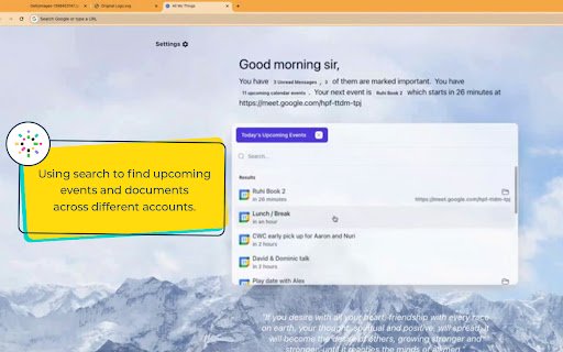 All My Things  from Chrome web store to be run with OffiDocs Chromium online
